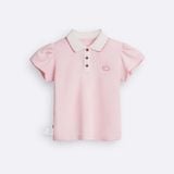 Áo Polo BéBé Cổ Viền Sò Bé Gái Thanh Lịch Dễ Thương