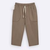 Set bé trai BéBé Áo thun cổ tròn logo icon và Quần dài phong cách thể thao