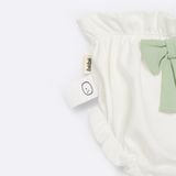 Set Bé gái BéBé Bodysuit và Quần phồng