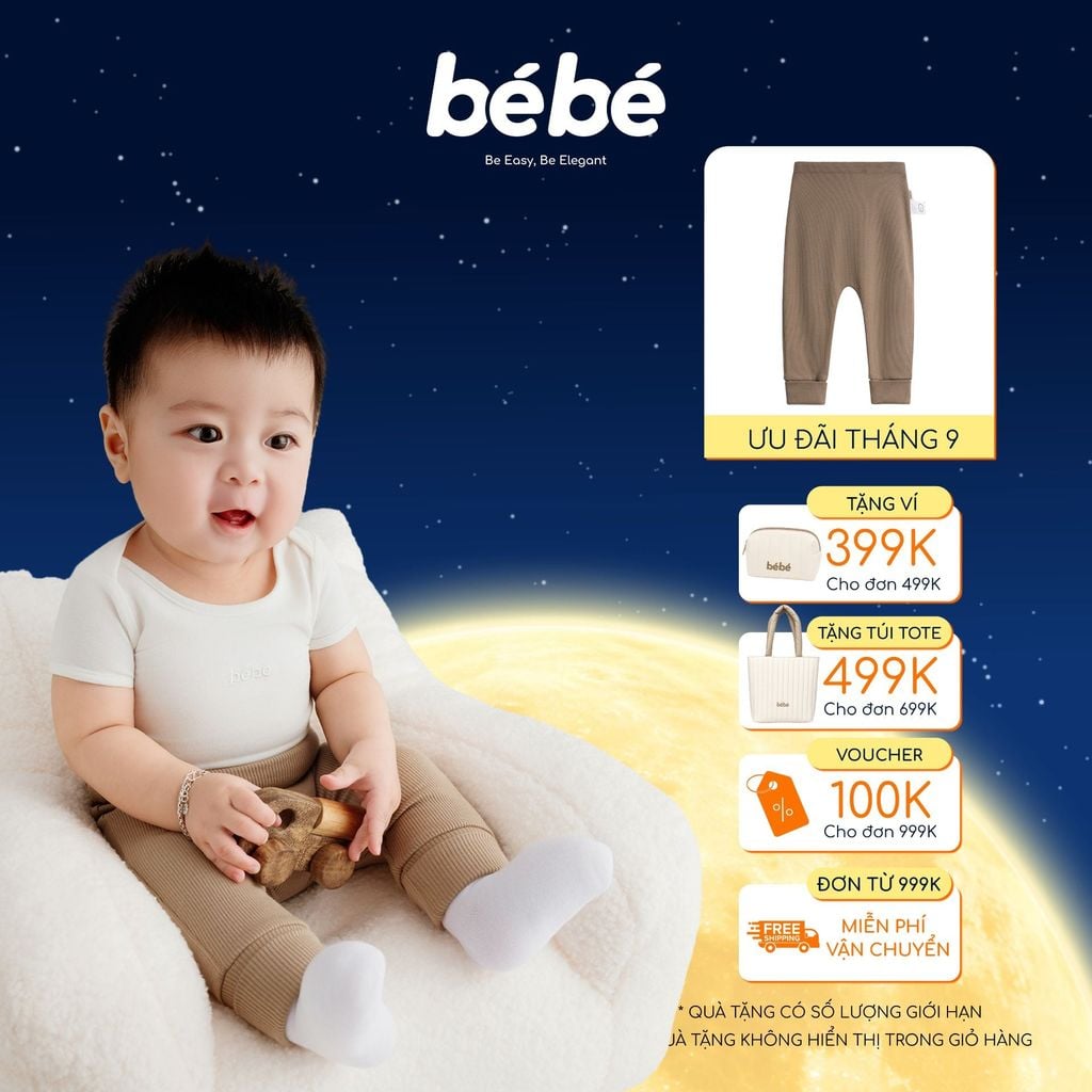Quần Leggings BéBé Bé Trai Cotton Co Giãn Mềm Mại
