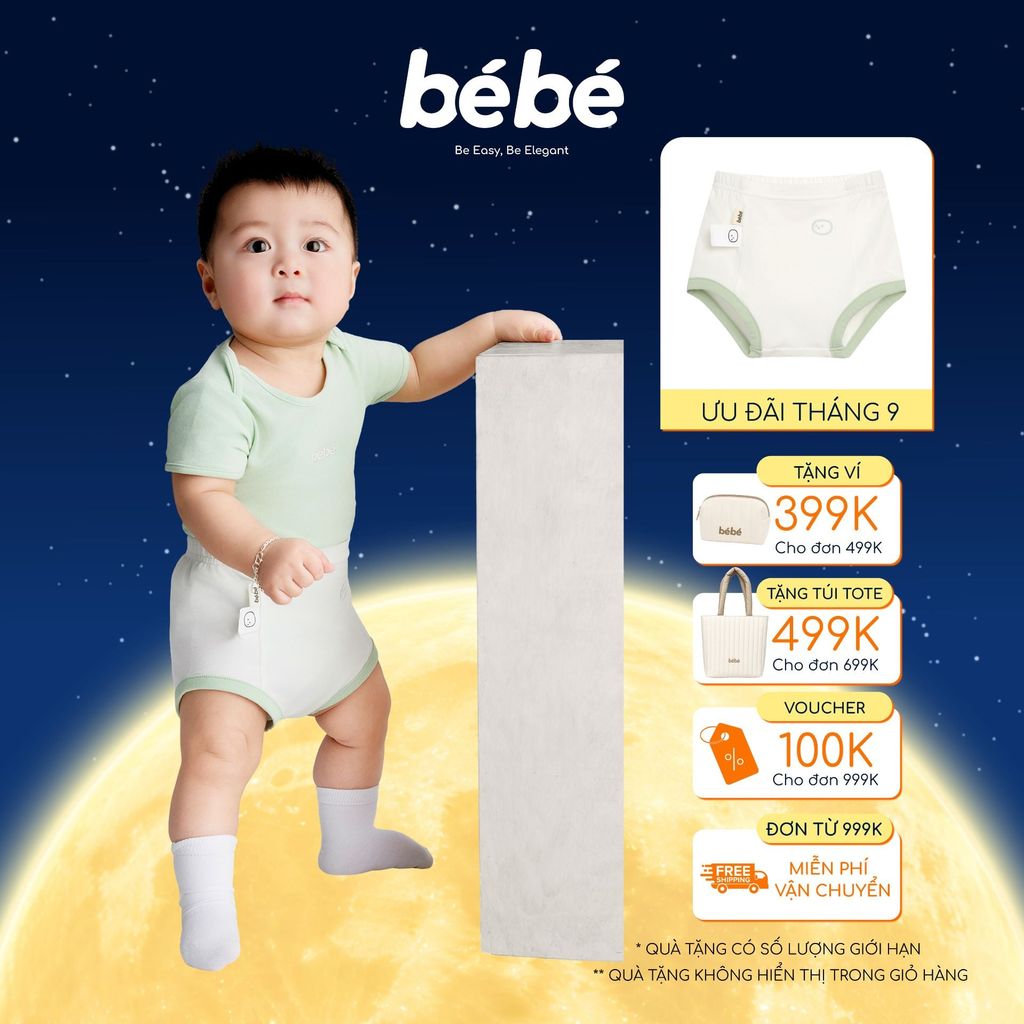Quần Phồng BéBé Bé Trai Cotton Thoáng Mát