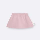 Set Váy hồng BéBé Áo Polo viền sò và Chân váy A đính nơ bé gái