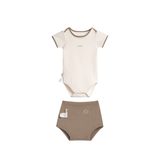 Set Bé trai BéBé Bodysuit và Quần phồng