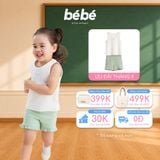 Set Ba Lỗ Bé Gái BéBé Co Giãn Linh Hoạt Thêu Nơ