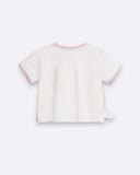 Áo Thun BéBé Logo Icon Bé Gái Cotton Cổ Tròn Mềm Mịn