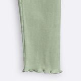 Quần Leggings BéBé Lai Bèo Đính Nơ Bé Gái Cotton Mềm