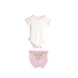 Set Bé gái BéBé Bodysuit và Quần phồng