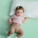 Quần Leggings BéBé Đính Nơ Bé Gái Cotton Co Giãn Mềm Mại