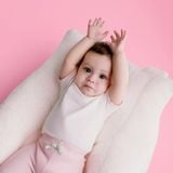 Quần Leggings BéBé Đính Nơ Bé Gái Cotton Co Giãn Mềm Mại