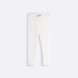 Quần Leggings BéBé Đính Nơ Bé Gái Cotton Co Giãn Mềm Mại