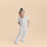 Áo Polo BéBé Cổ Viền Sọc Bé Trai Lịch Sự Năng Động