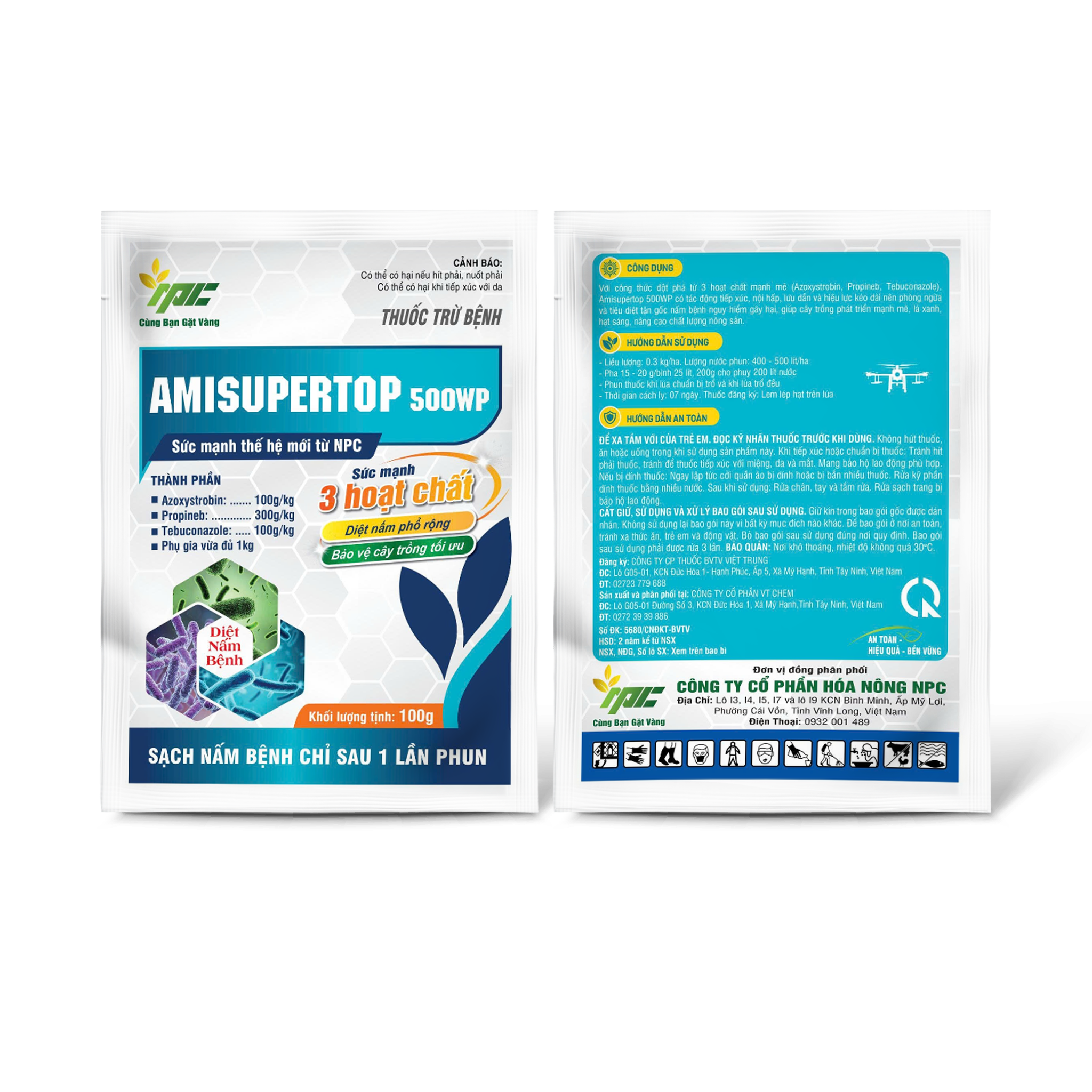 Thuốc bệnh Amisupertop 500WP 
