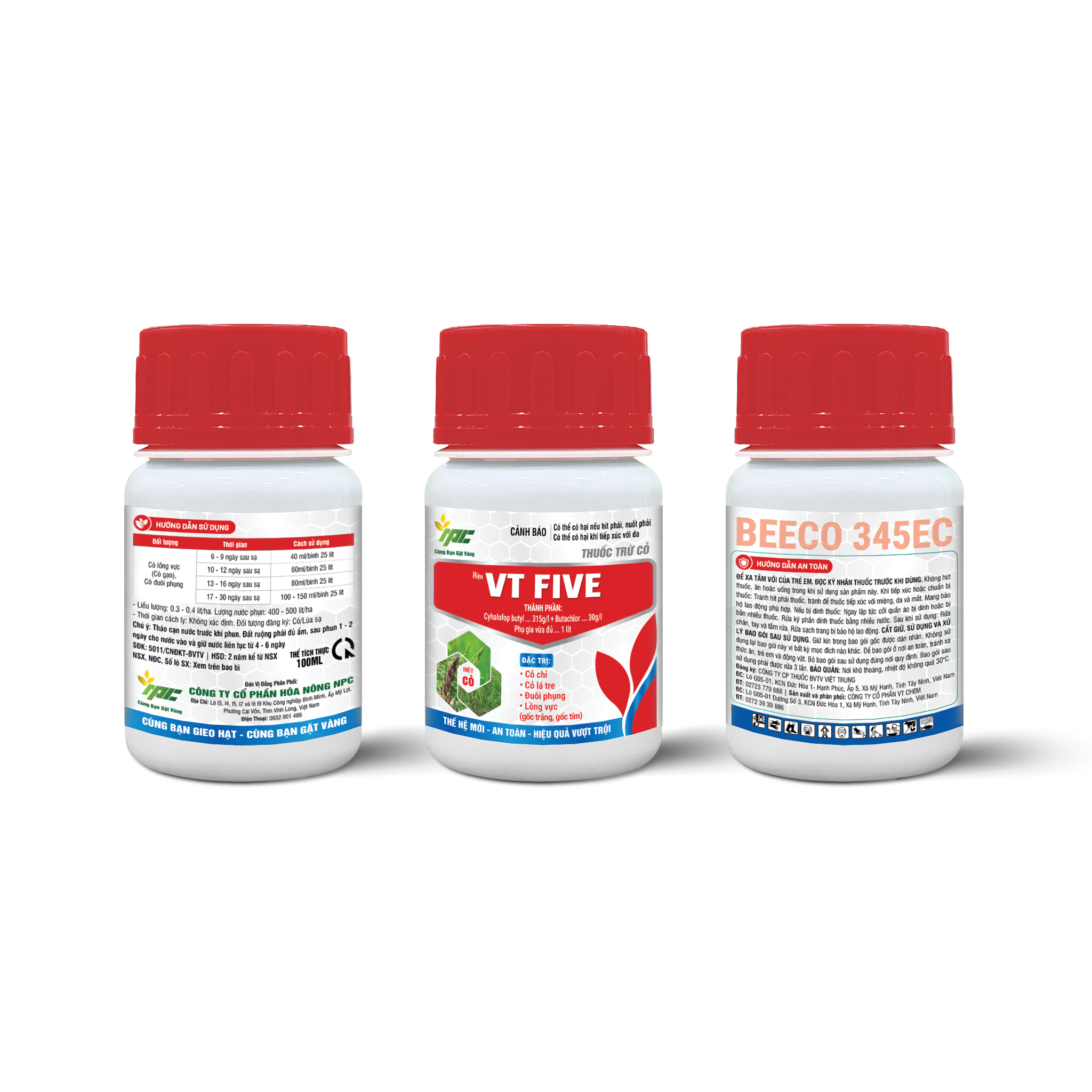  Thuốc cỏ VT Five 345EC 