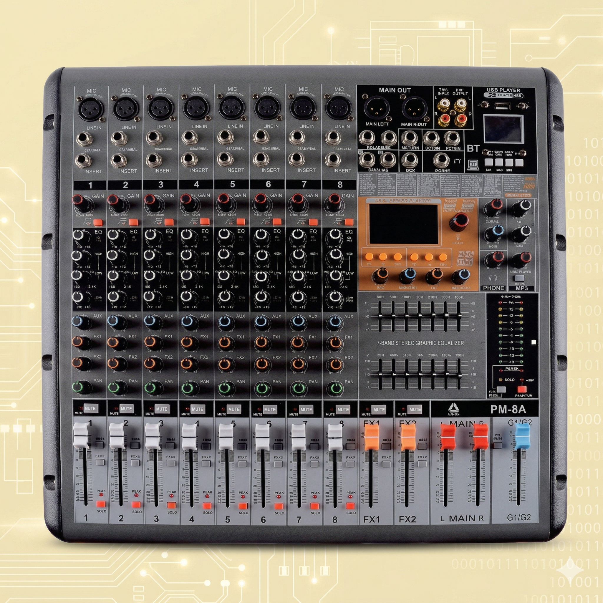  PM-A Series, power analog mixer 