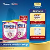  Combo 02 Thực phẩm dùng cho chế độ ăn đặc biệt CaloSure America+ 800g (Tiểu đường) 