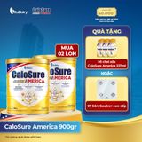  Combo 02 Sữa bột CaloSure America vị thanh nhẹ 900g 