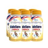  Lốc 06 chai Sữa bột pha sẵn Calosure America 237ml - Quà tặng không bán 