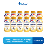  Combo 2 Sữa bột pha sẵn Calosure America thùng 24 chai 237ml - VitaDairy 