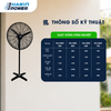  Quạt Đứng Công Nghiệp Hawin Power 