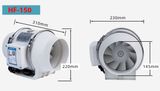  Quạt Thông Gió Hút Mùi Nối Ống HF-150 