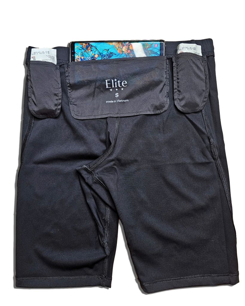 Quần bó cơ E* BLACK (Vải trơn)