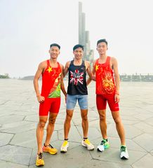 Áo Cờ Đỏ họa tiết Thuyền Hoa