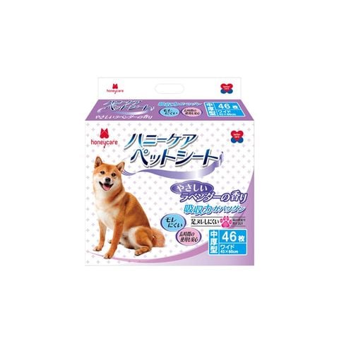 HoneyCare Tấm Lót Vệ Sinh Dành Cho Thú Cưng Deluxe - Hương Lavender Size M 46pcs