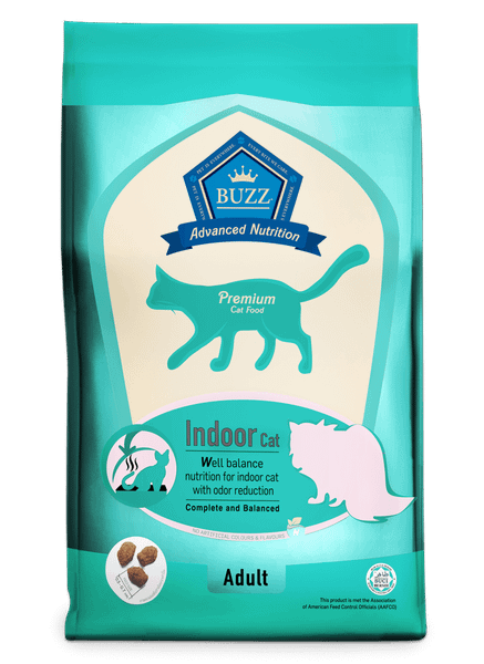 Buzz Advanced Nutrition Indoor–Hạt Cho Mèo Nuôi Trong Nhà Cao Cấp (1kg)