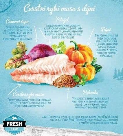Brit Fresh Dog Fish with Pumpkin Adult Large - Muscles&Joints 2.5kg