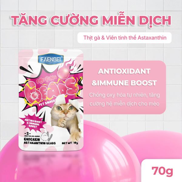 Faenbei Pate Mèo Dạng Viên Tinh Thể 70g