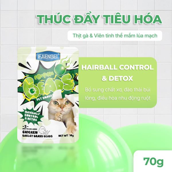 Faenbei Pate Mèo Dạng Viên Tinh Thể 70g