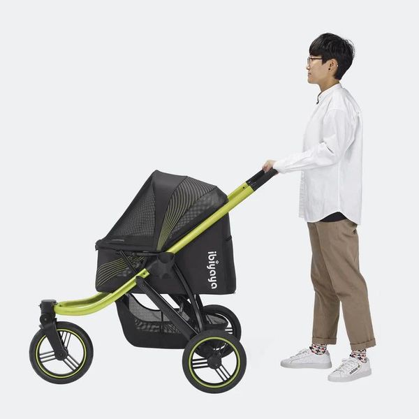 Ibiyaya - Jogging Stroller "3-Wheel All-Terrain Dog-Cat Pram"-Xe đẩy địa hình 3 bánh cho chó,mèo