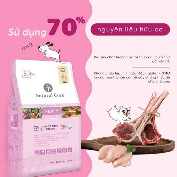 Natural Core Chó Con Thịt Cừu - Puppy Eco05 1kg/2.4kg