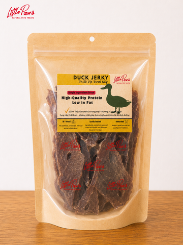 LITTLE PAWS DUCK JERKY – PHILÊ VỊT – 50G/160G