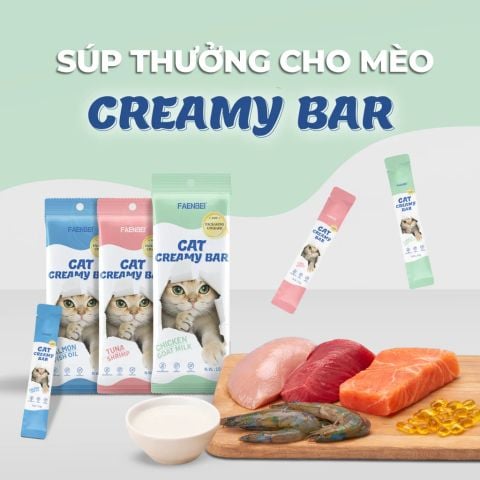 Súp thưởng dòng Creamy cho mèo Faenbei