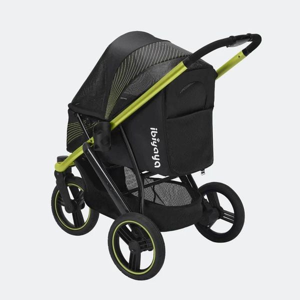 Ibiyaya - Jogging Stroller "3-Wheel All-Terrain Dog-Cat Pram"-Xe đẩy địa hình 3 bánh cho chó,mèo