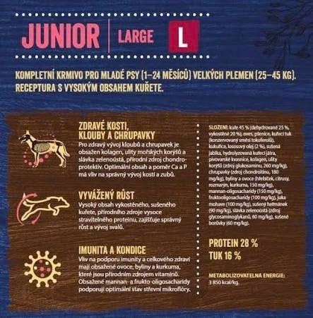 Brit Premium by Nature Junior L – Hạt cho chó con cỡ lớn (3kg)