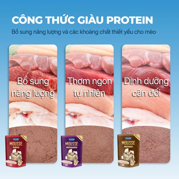 Faenbei Pate Mèo Dạng Mousse 85g