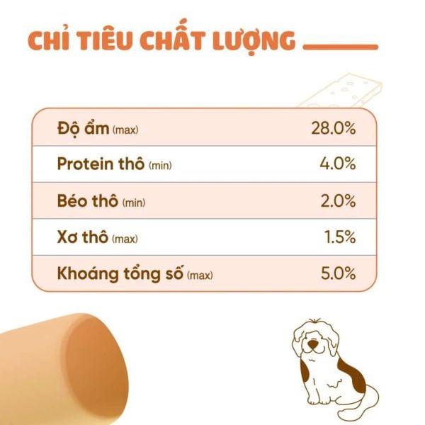 BOWWOW Carrot Cheese Ball - Bánh Thưởng Cho Chó