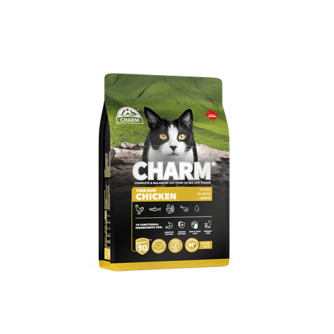Hạt Khô Mèo-CHARM-Vị Gà-Chicken All Stages (340g-1.5kg-4.5kg)