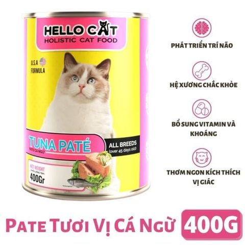 Pate Mèo Vị Cá Ngừ - Hello Cat
