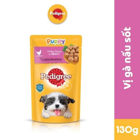 Pedigree Puppy Chicken,liver&vegetable Gravy 80g