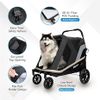 Ibiyaya - Grand Cruiser FS2380-B : Xe đẩy gấp 4 bánh dành cho chó cỡ lớn-thoải mái với khung xe chắc chắn (tải trọng tối đa 50kg)