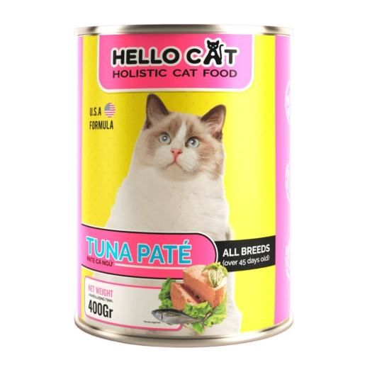 Hello Cat-Pate Mèo Vị Cá Ngừ-400g