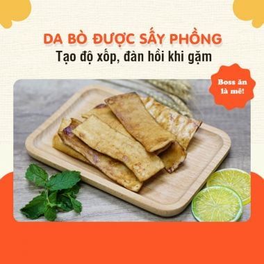 Bánh Thưởng Cho Chó-Doggy Man-Da Bò Tẩm Vị BBQ