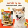 Bánh Thưởng Cho Chó-Doggy Man-Da Bò Tẩm Vị BBQ