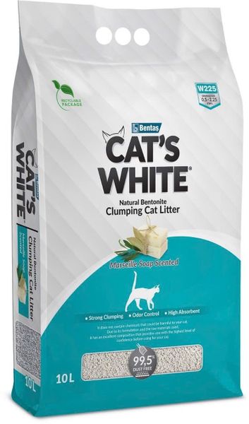 Cát Vệ Sinh Cho Mèo - Cat's White - Cát Đất Sét 10L (8.5kg)