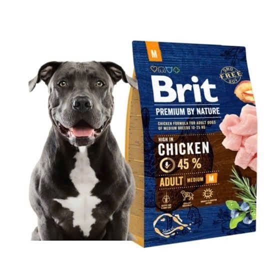 Brit Premium by Nature Adult M – Hạt cho chó trưởng thành cỡ trung (3kg)