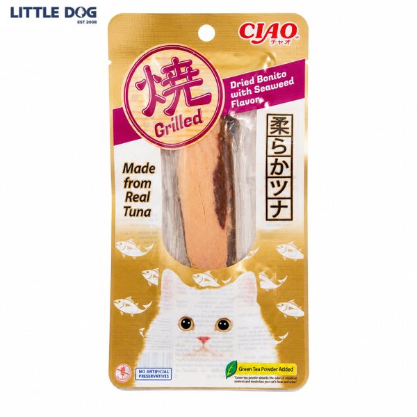 Ciao Fillet Cá Ngừ Nướng Vị Cá Bonito Và Rong Biển - Grilled Tuna Dried Bonito With Seaweed Flavor 15g