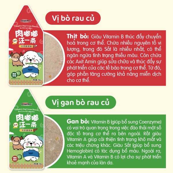 DoggyMan Pate Cho Chó Sốt Kem 70g